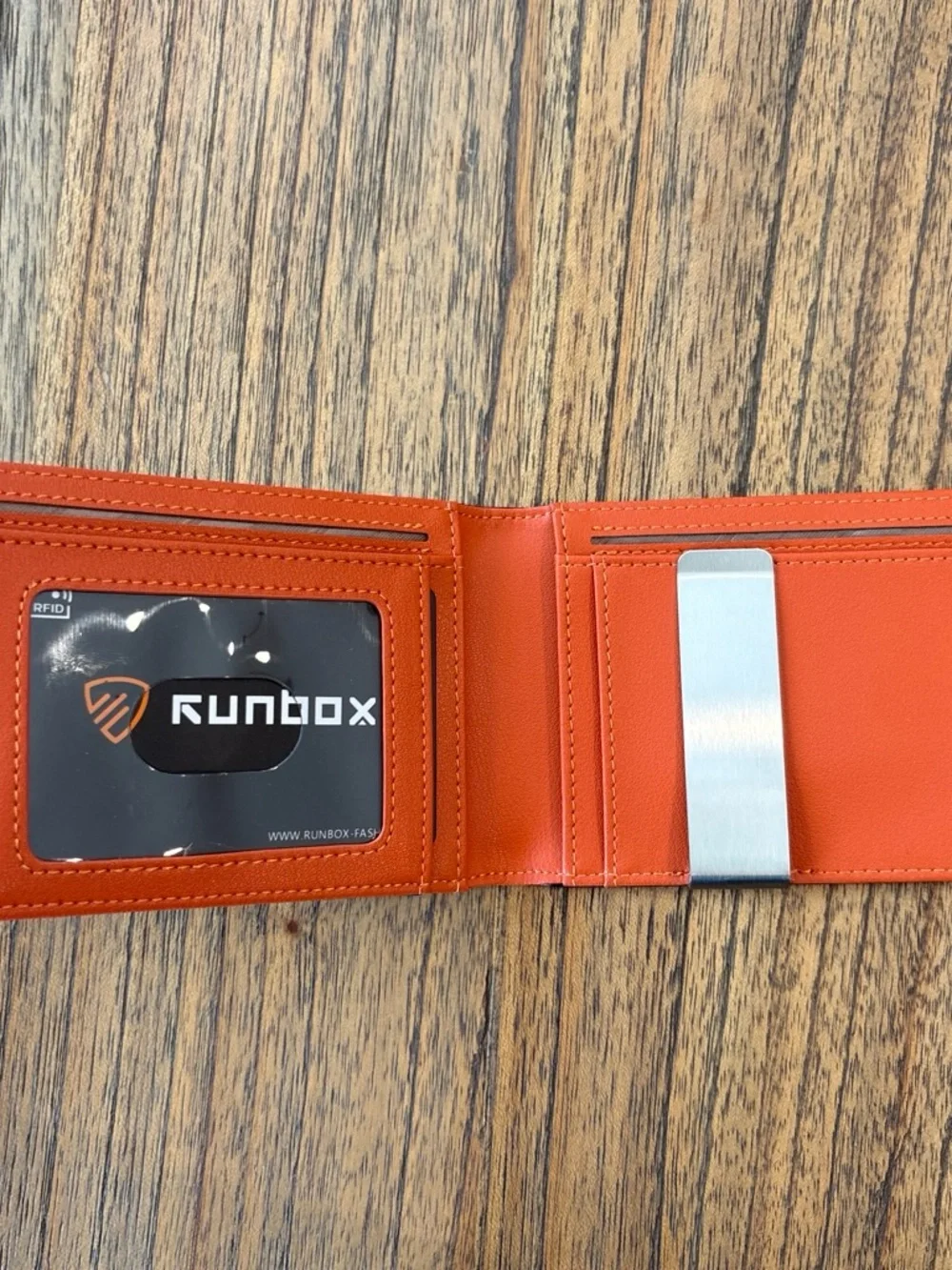 Black Carbon-Style Men's Card & Key Holder